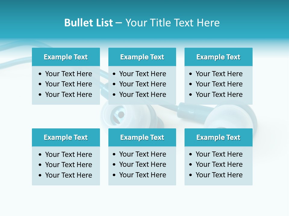 Elegance Cassette Ear PowerPoint Template