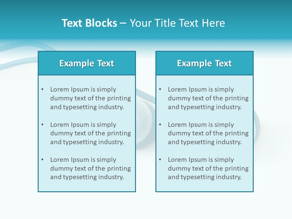 Elegance Cassette Ear PowerPoint Template