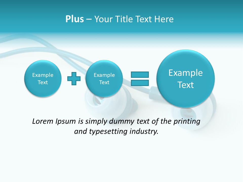 Elegance Cassette Ear PowerPoint Template