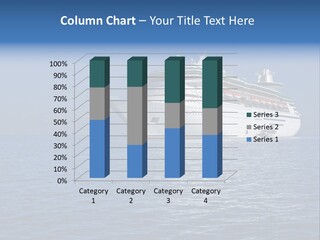 Cruise Blue Boat PowerPoint Template