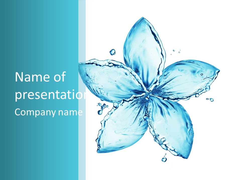 Wet Moisture Spring PowerPoint Template