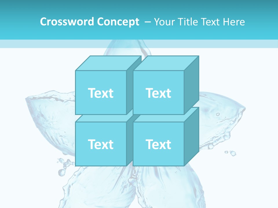 Wet Moisture Spring PowerPoint Template