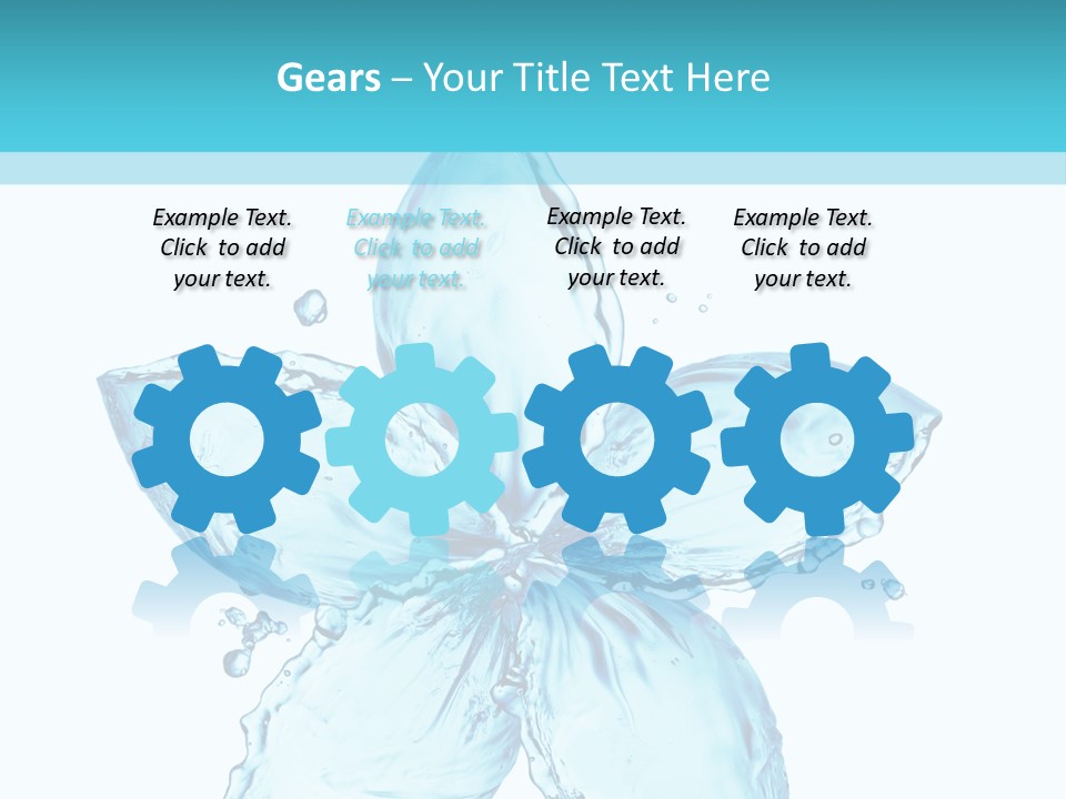 Wet Moisture Spring PowerPoint Template