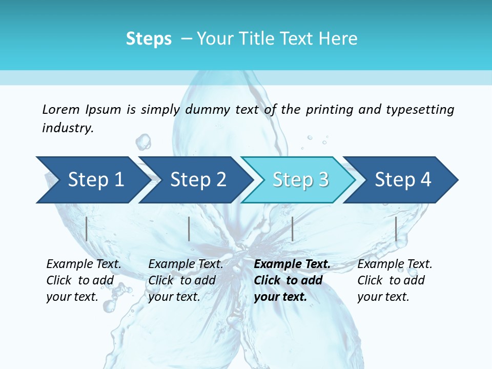 Wet Moisture Spring PowerPoint Template