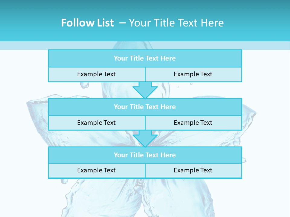 Wet Moisture Spring PowerPoint Template