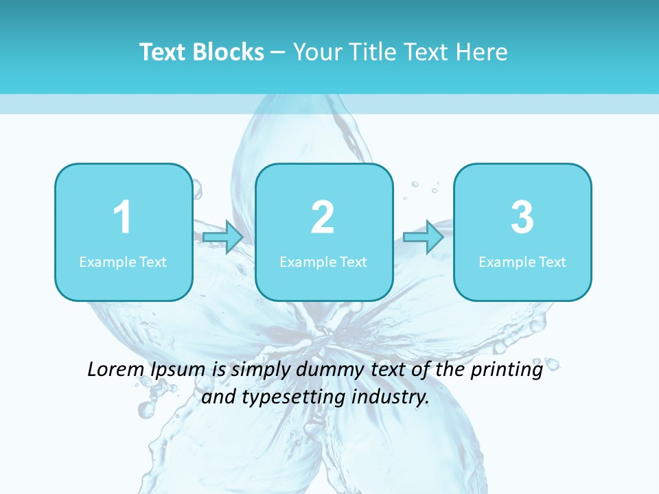 Wet Moisture Spring PowerPoint Template
