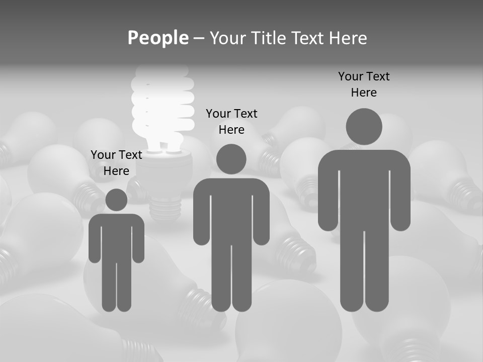 Crowd Different Life PowerPoint Template