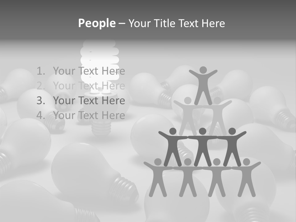 Crowd Different Life PowerPoint Template