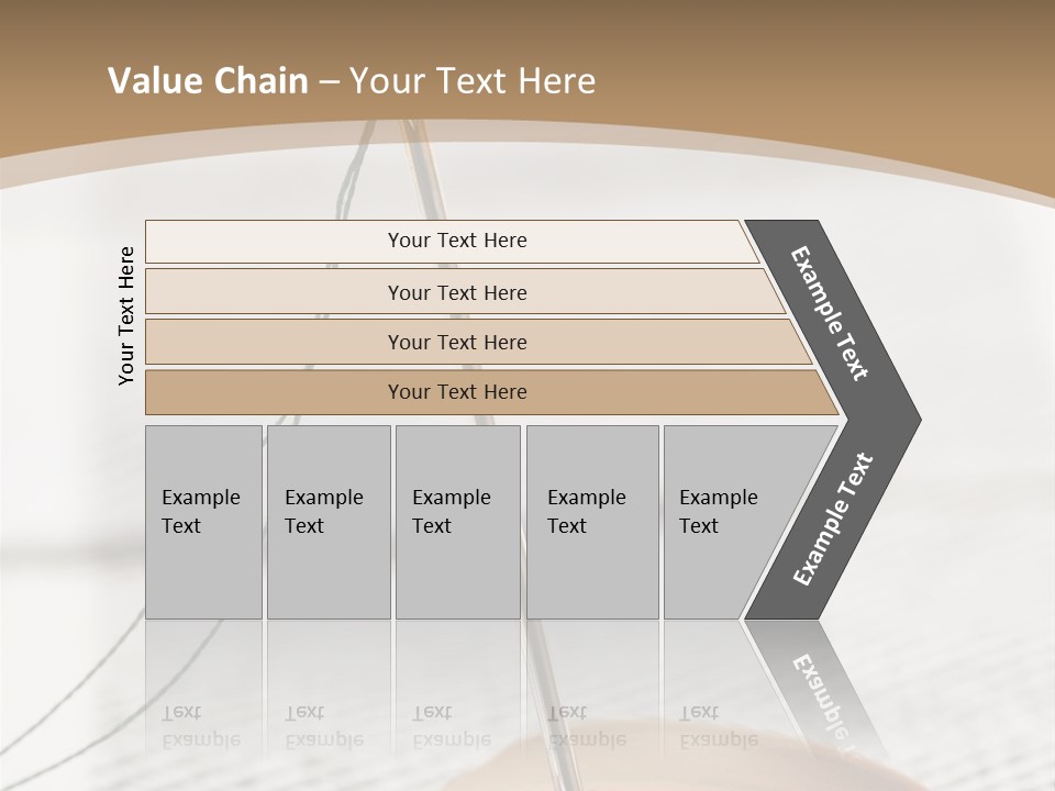 Fashion Boutonniere Sewing PowerPoint Template