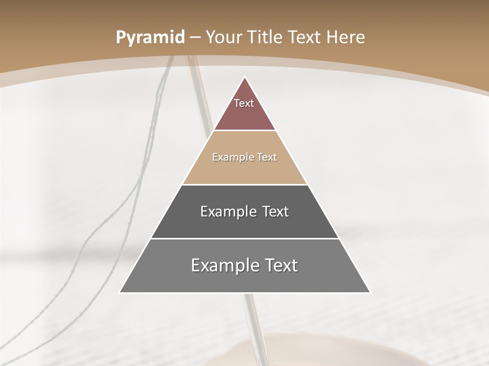 Fashion Boutonniere Sewing PowerPoint Template