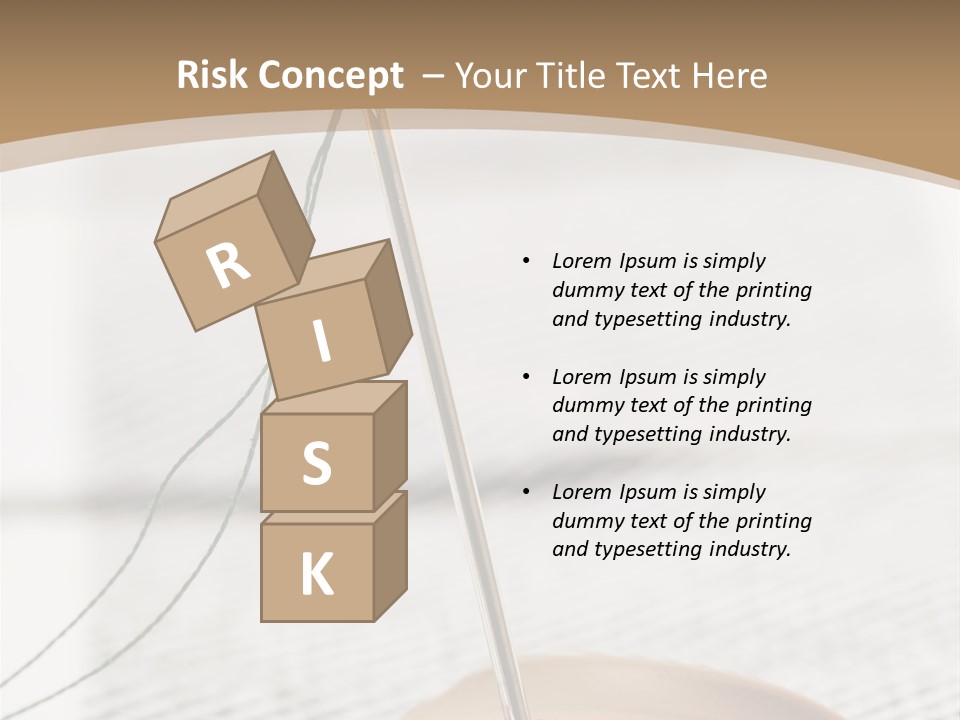 Fashion Boutonniere Sewing PowerPoint Template