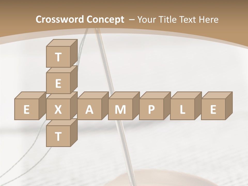 Fashion Boutonniere Sewing PowerPoint Template