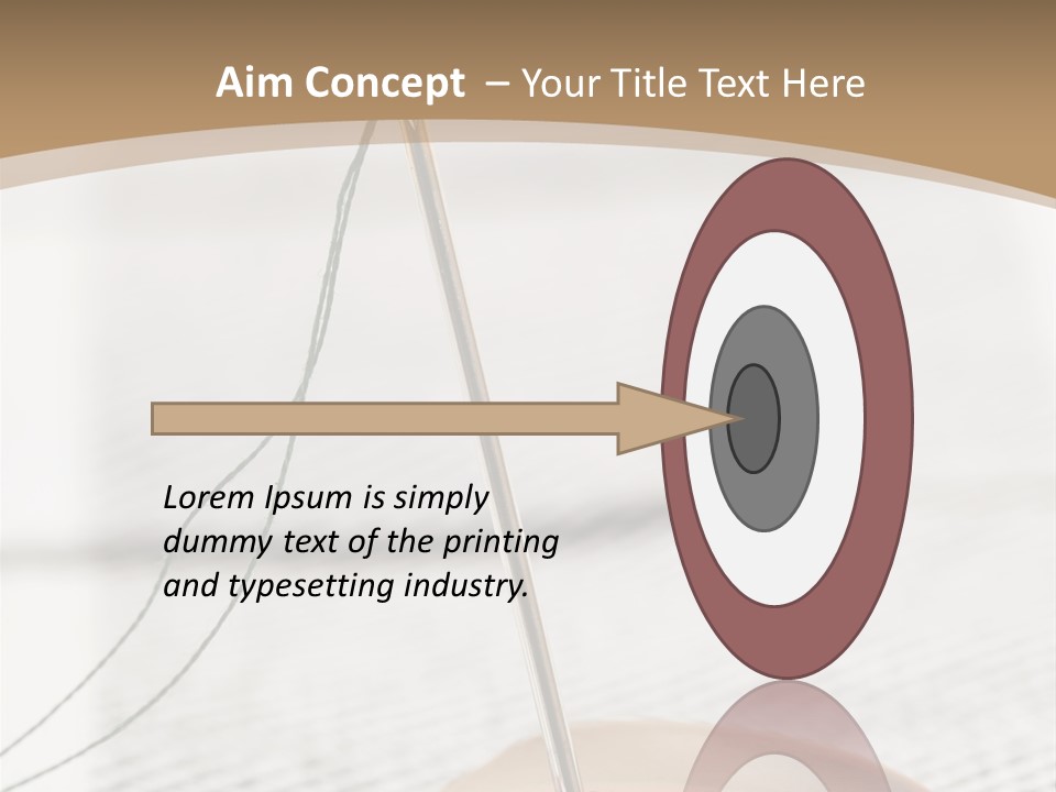 Fashion Boutonniere Sewing PowerPoint Template