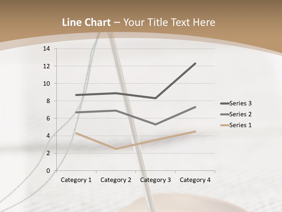 Fashion Boutonniere Sewing PowerPoint Template