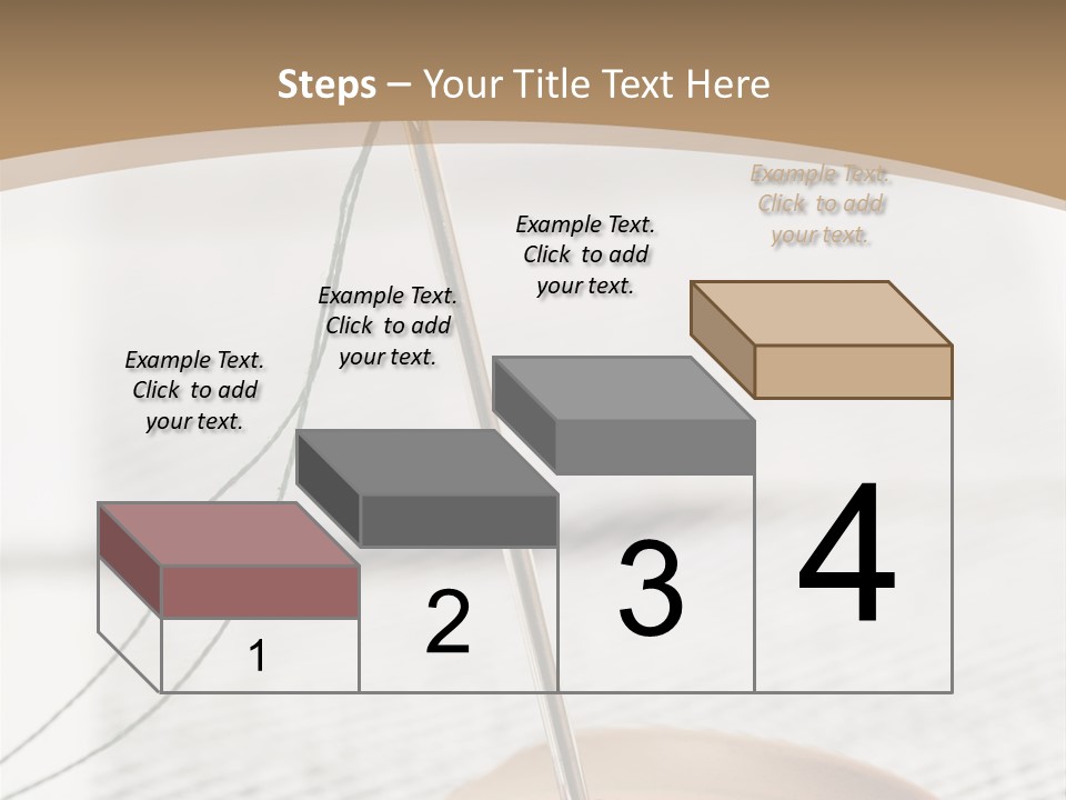 Fashion Boutonniere Sewing PowerPoint Template