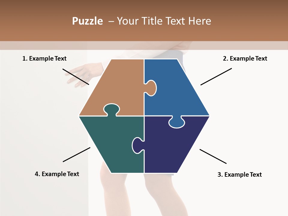 Presenting Caucasian Successful PowerPoint Template