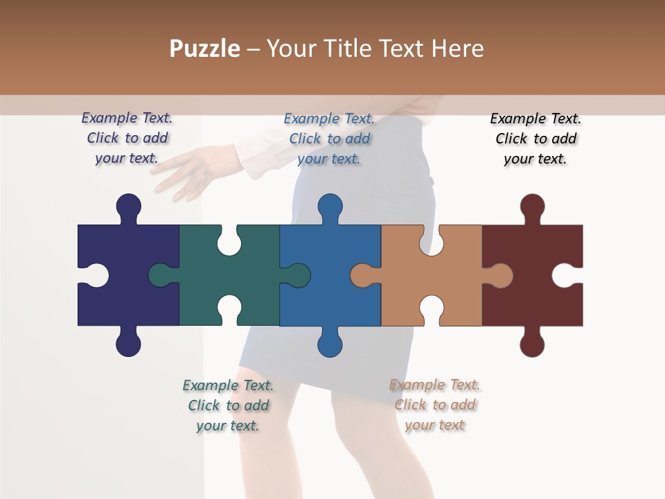 Presenting Caucasian Successful PowerPoint Template