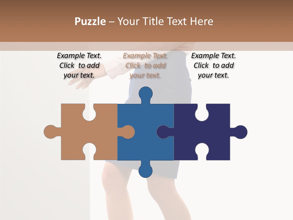 Presenting Caucasian Successful PowerPoint Template