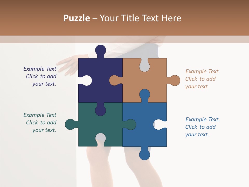 Presenting Caucasian Successful PowerPoint Template