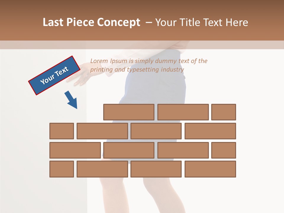 Presenting Caucasian Successful PowerPoint Template