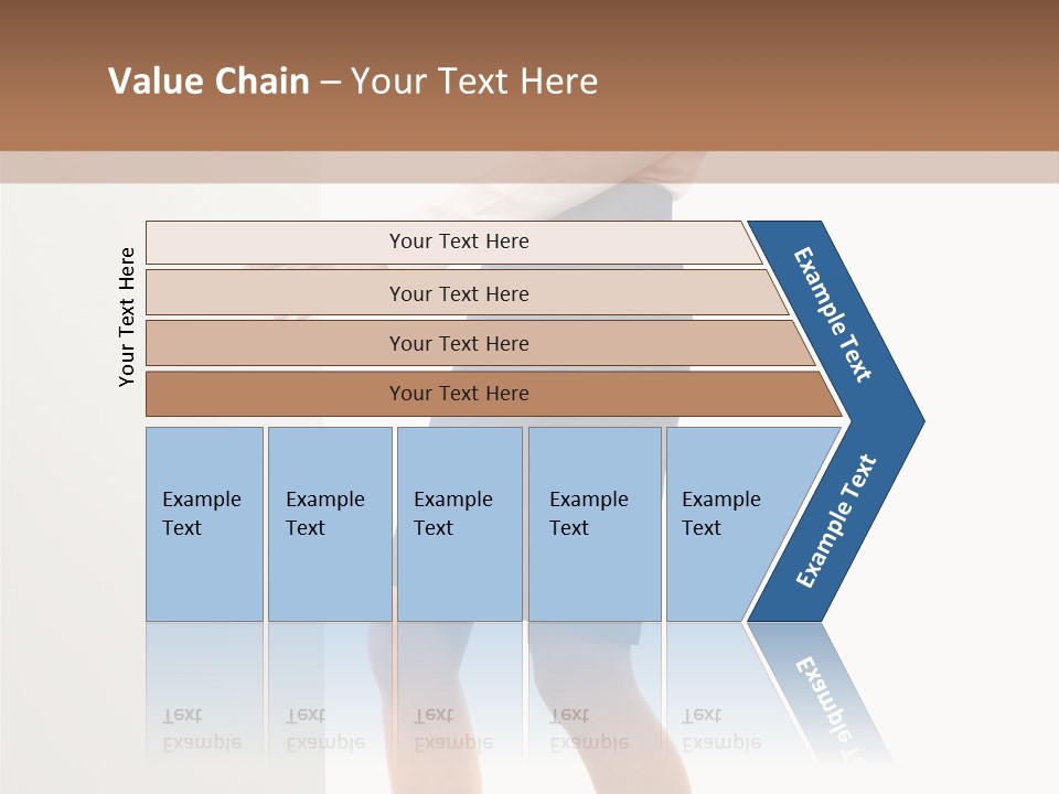 Presenting Caucasian Successful PowerPoint Template