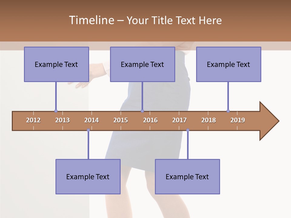Presenting Caucasian Successful PowerPoint Template