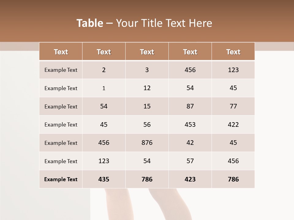 Presenting Caucasian Successful PowerPoint Template