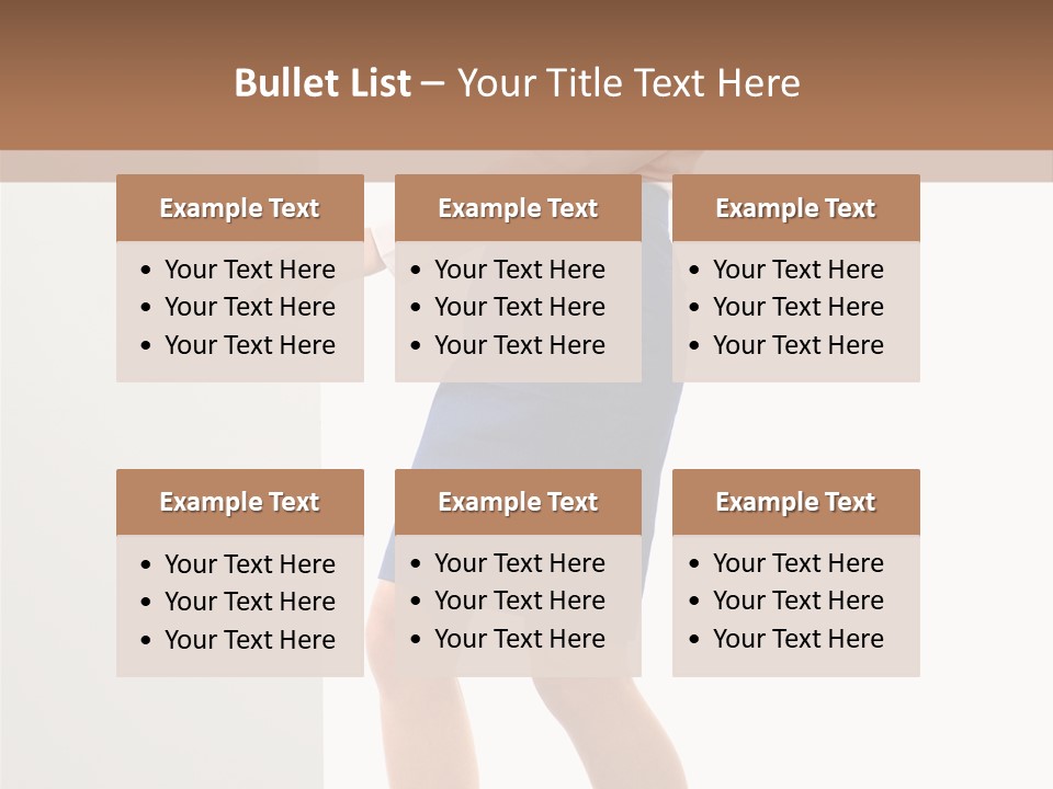 Presenting Caucasian Successful PowerPoint Template