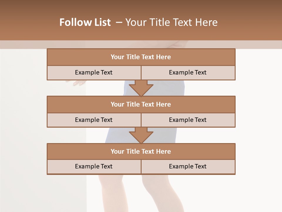 Presenting Caucasian Successful PowerPoint Template