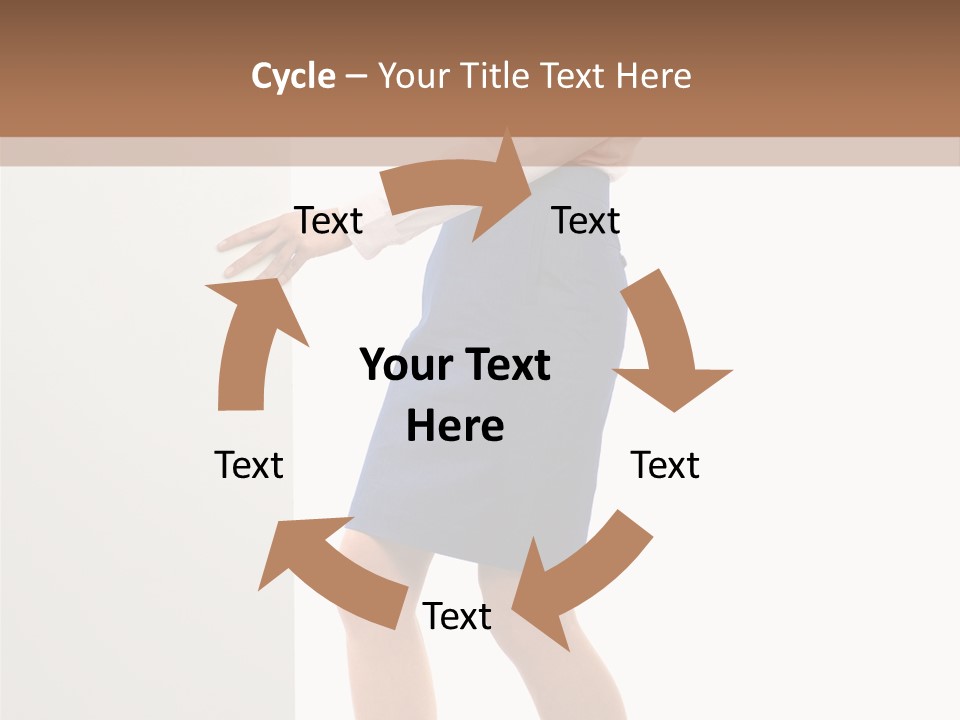 Presenting Caucasian Successful PowerPoint Template
