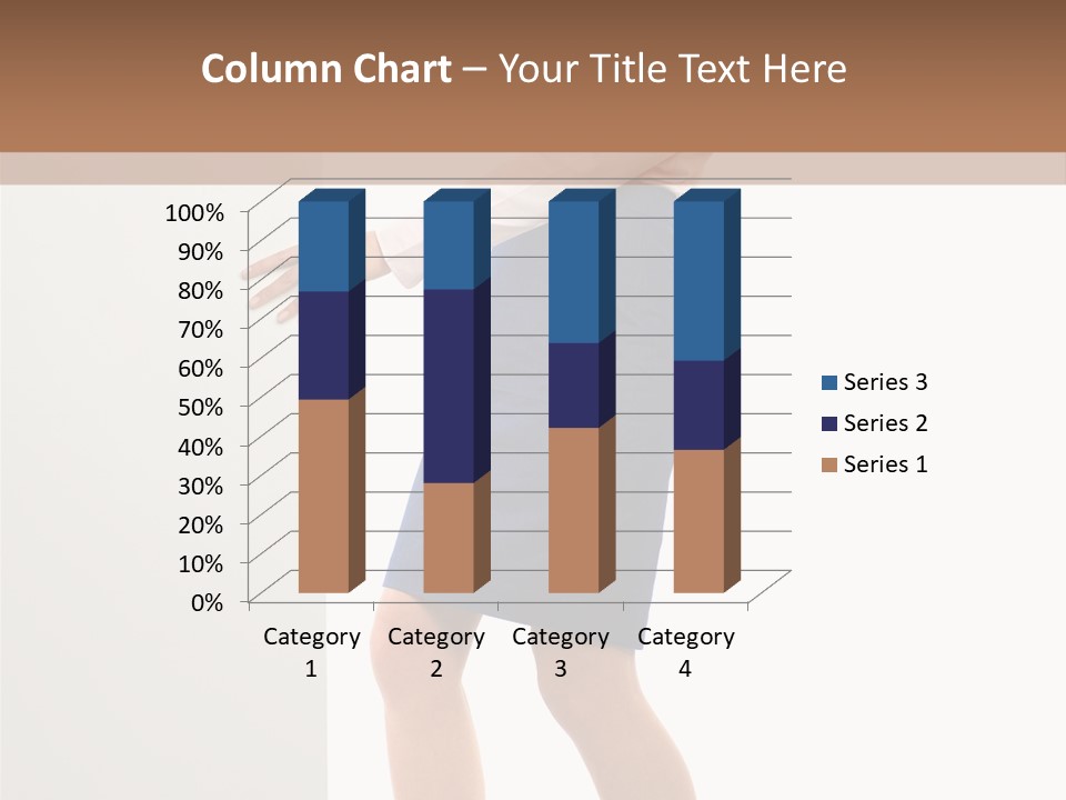 Presenting Caucasian Successful PowerPoint Template