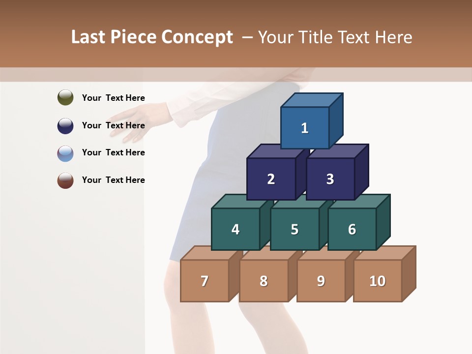 Presenting Caucasian Successful PowerPoint Template