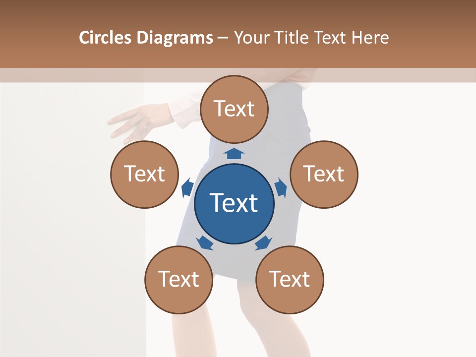 Presenting Caucasian Successful PowerPoint Template