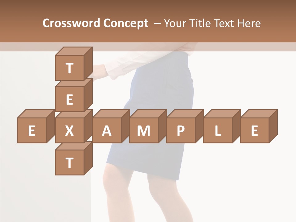 Presenting Caucasian Successful PowerPoint Template