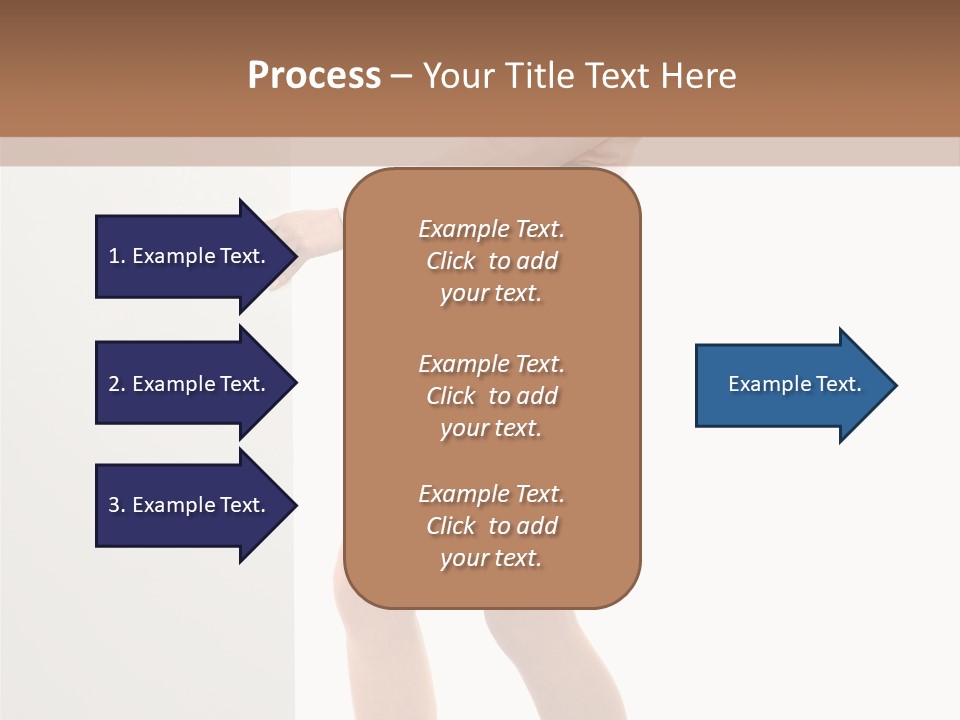 Presenting Caucasian Successful PowerPoint Template