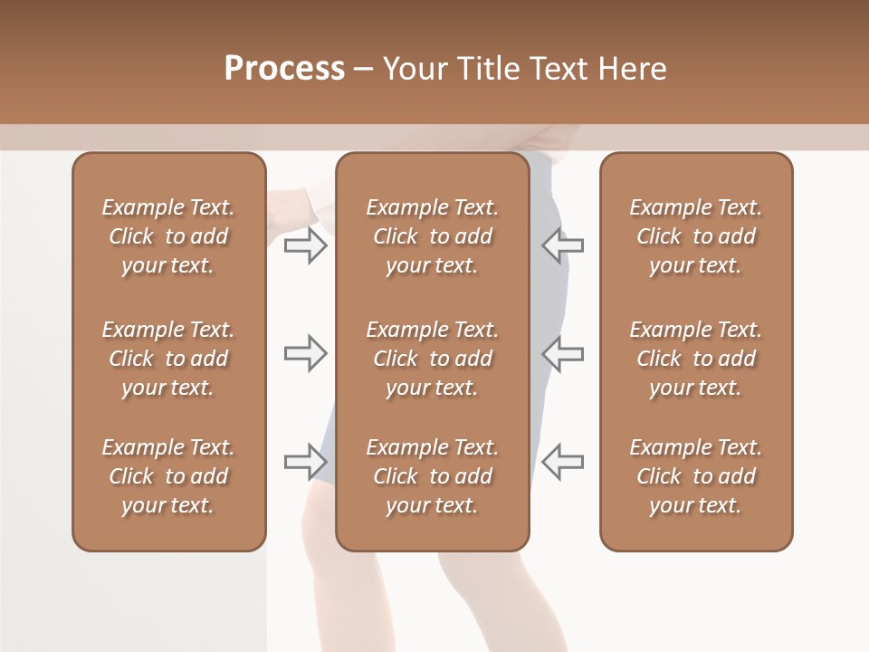 Presenting Caucasian Successful PowerPoint Template