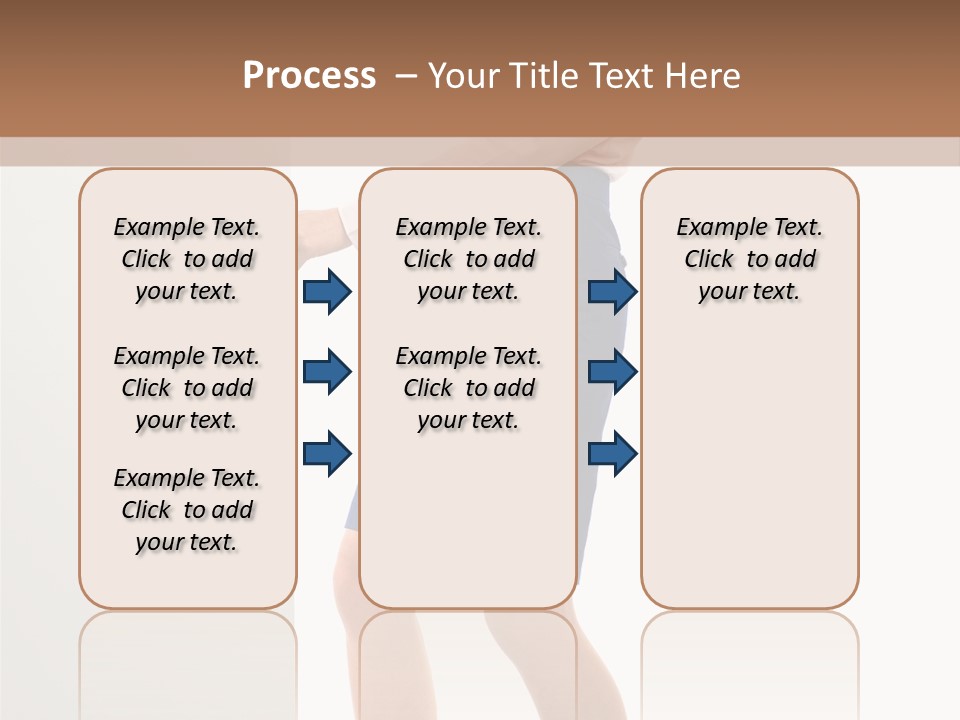 Presenting Caucasian Successful PowerPoint Template