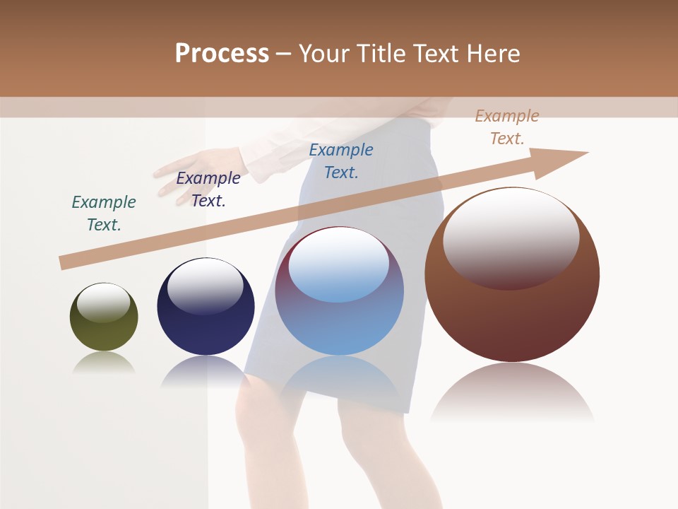 Presenting Caucasian Successful PowerPoint Template