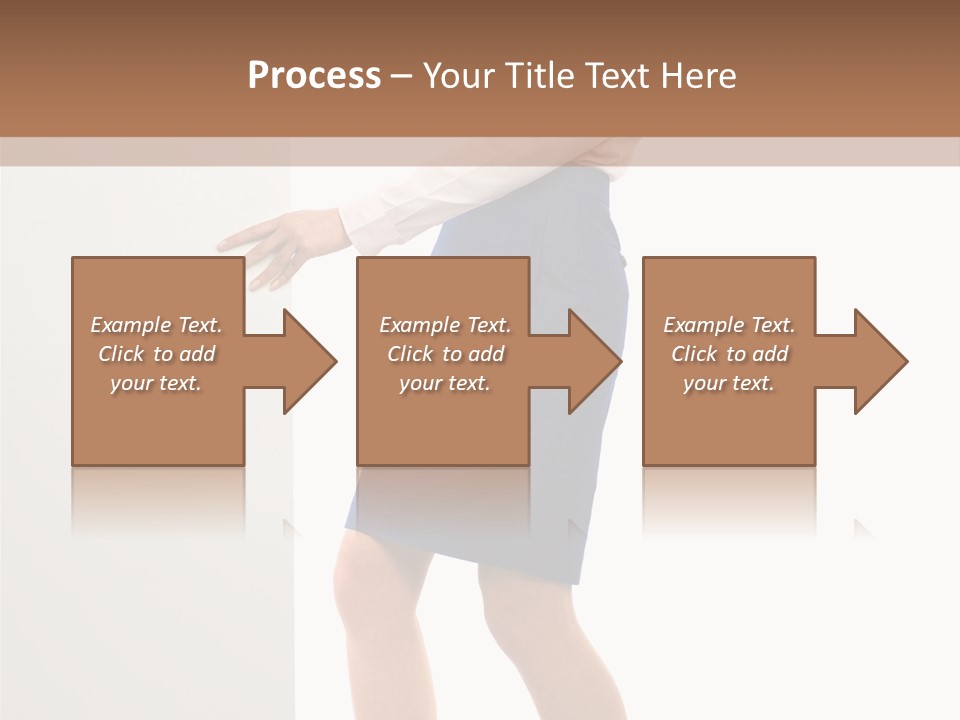 Presenting Caucasian Successful PowerPoint Template