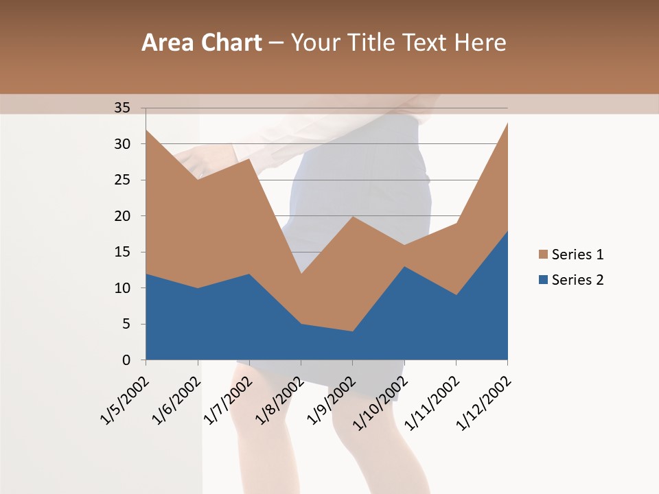 Presenting Caucasian Successful PowerPoint Template