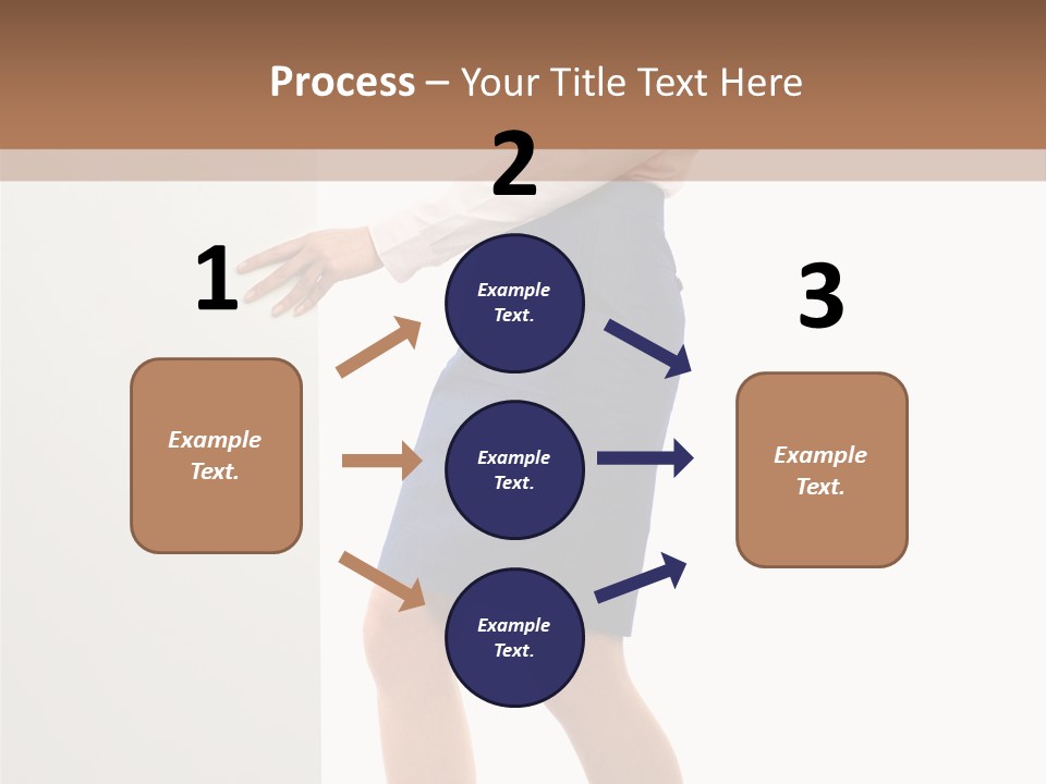 Presenting Caucasian Successful PowerPoint Template