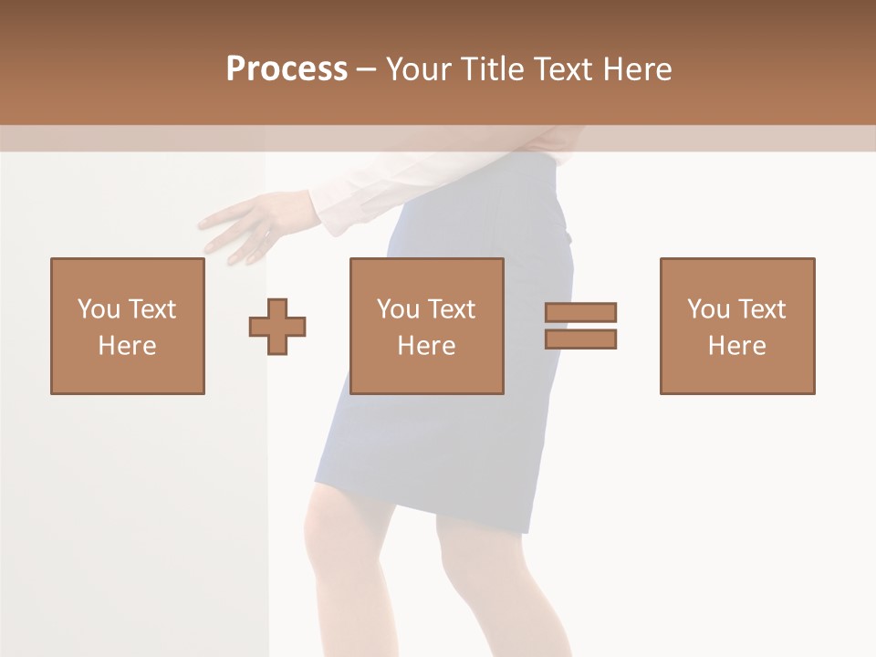 Presenting Caucasian Successful PowerPoint Template