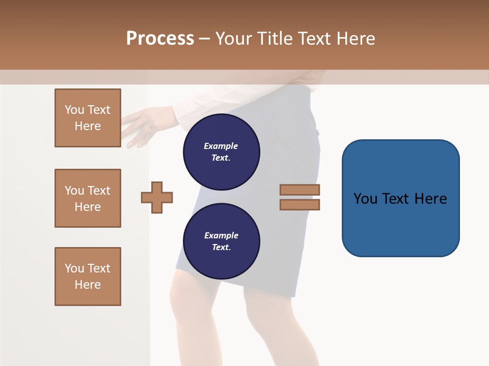 Presenting Caucasian Successful PowerPoint Template