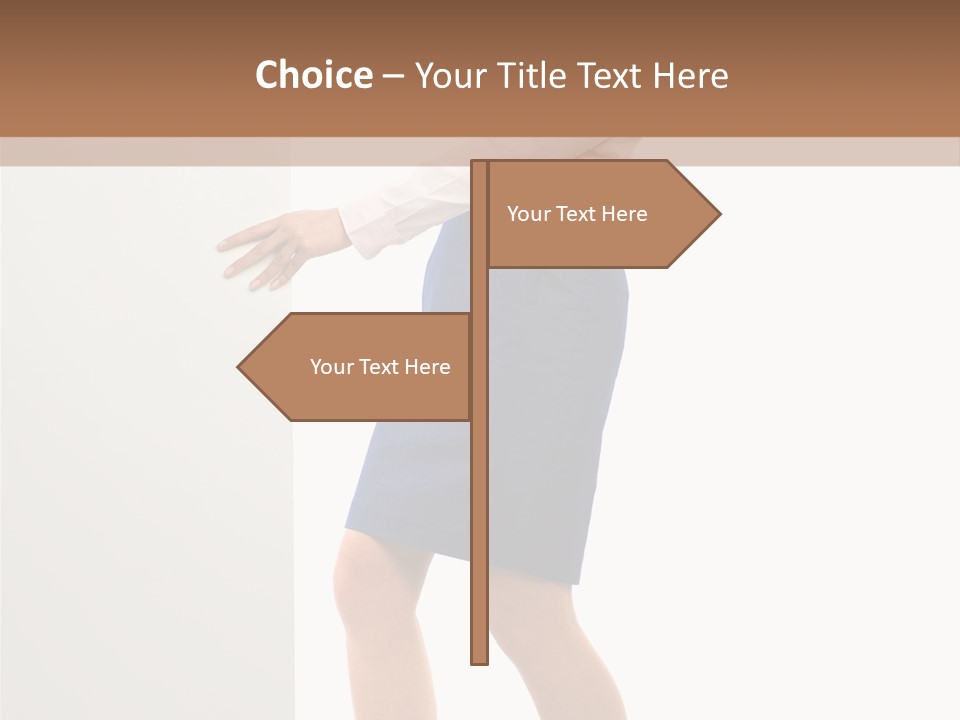 Presenting Caucasian Successful PowerPoint Template