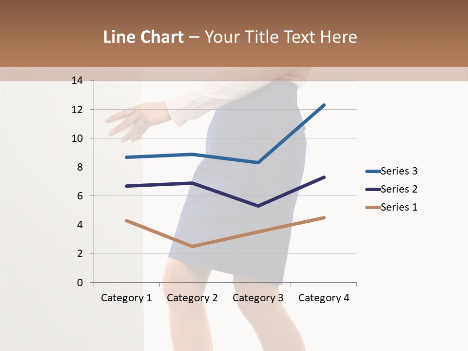 Presenting Caucasian Successful PowerPoint Template