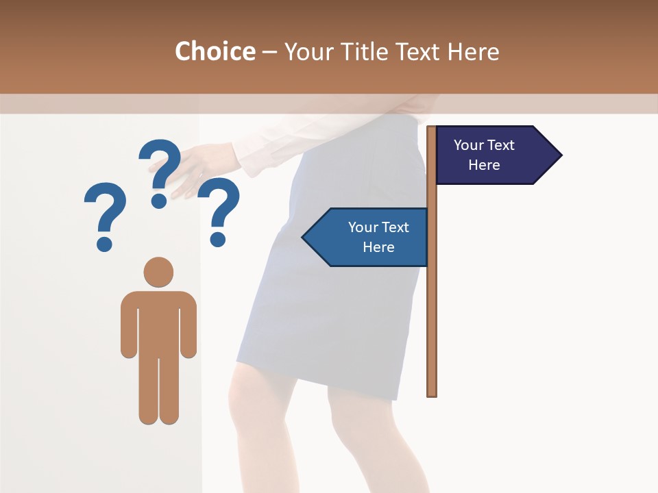 Presenting Caucasian Successful PowerPoint Template