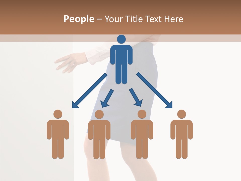 Presenting Caucasian Successful PowerPoint Template