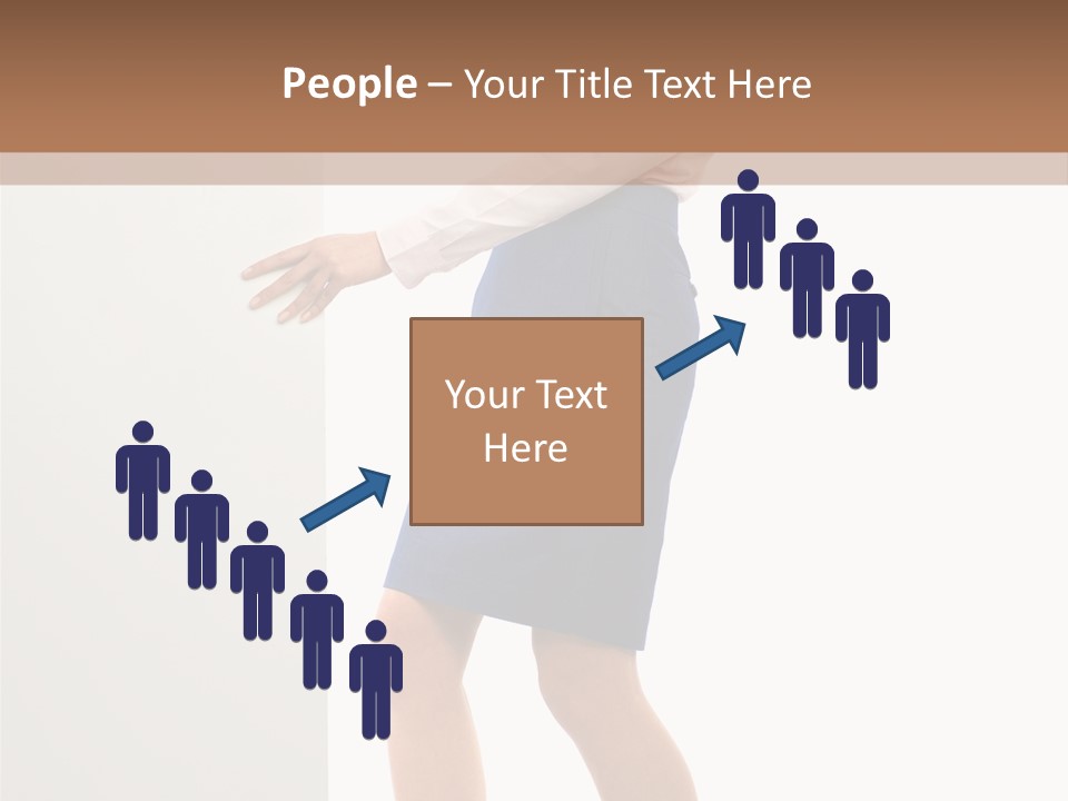 Presenting Caucasian Successful PowerPoint Template