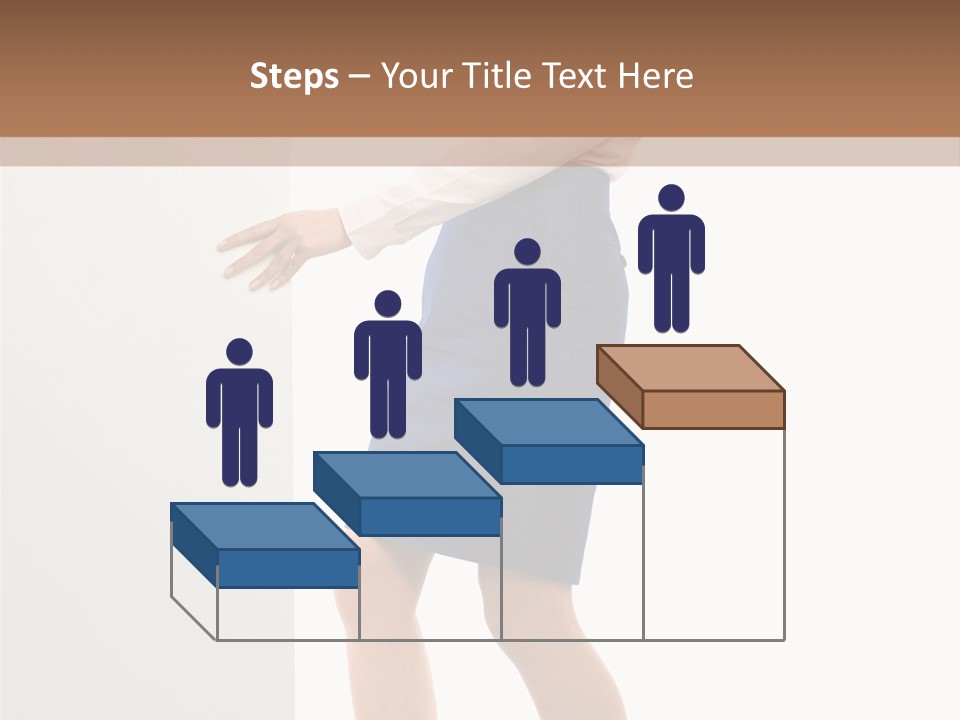 Presenting Caucasian Successful PowerPoint Template