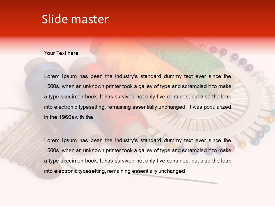 Work Silk Twisted PowerPoint Template